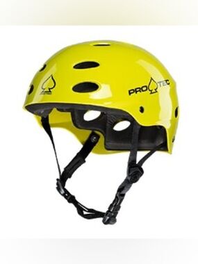 Pro-Tec Ace Wake Helmet Yellow Wakeboarding Kayaking Kite Surfing ~58cm (Med)